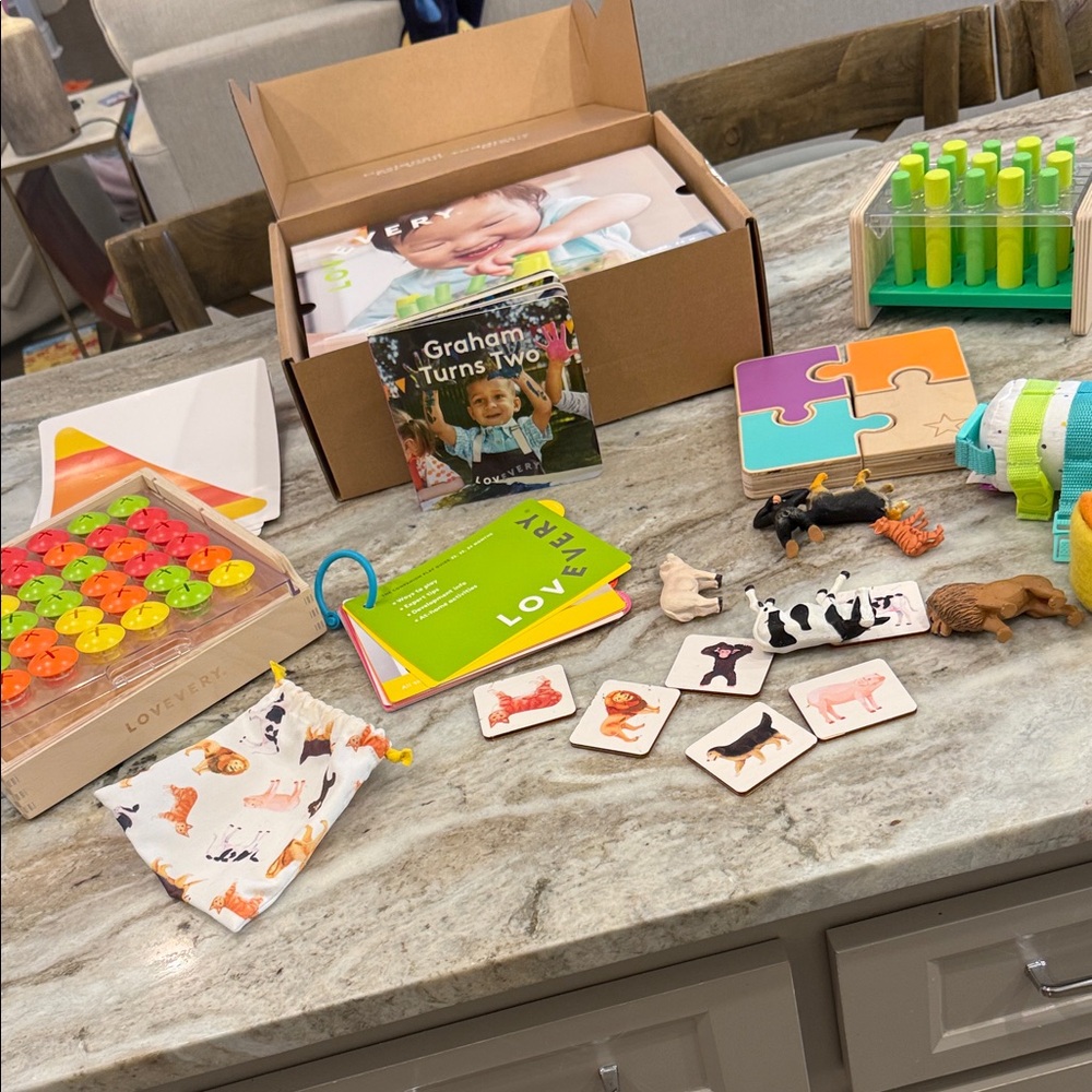 LOVEVERY The companion play kit Months 22-24 
All pieces included; original box